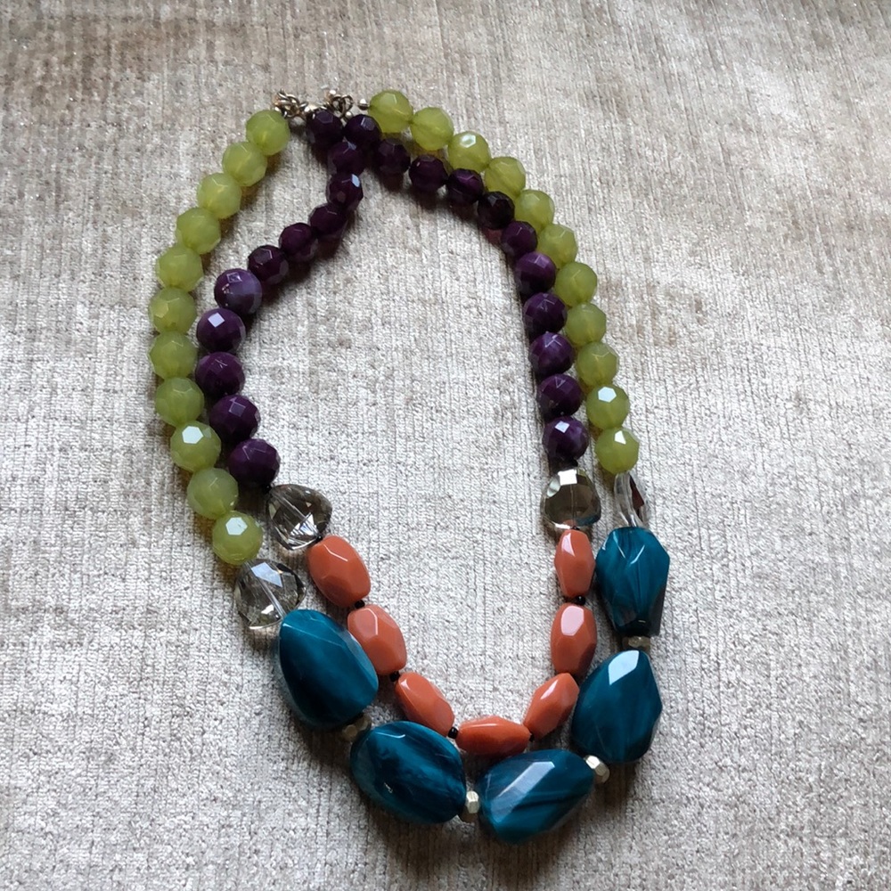 Colorful beaded necklace